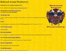 Tablet Screenshot of picobrewery.com